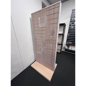 Salgsdisplay af rillepanel - 2 sider 