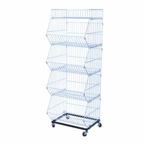 Stabelsælger lillebror V, hvidlakeret