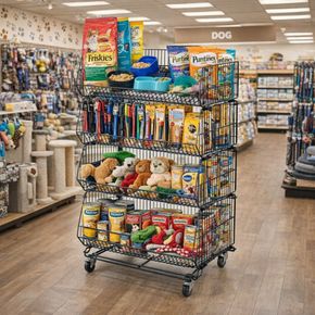 Stabelsælger FlexBasket 75 cm, antracit