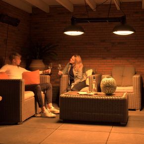 Terrassevarmer Sunred Indus II Bright loft 3000W