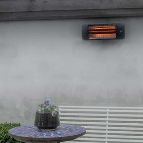 Terrassevarmer Sunred Quartz væg 2000W