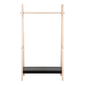 Tøjstativ Frankfurt, natur/sort