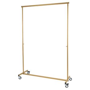 Tøjstativ 600 m. klap sammen funktion, guld