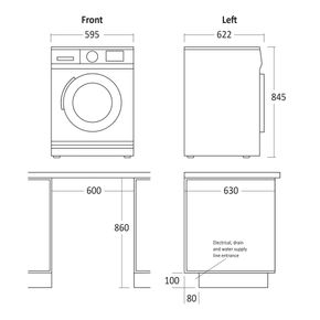 Tørretumbler Scandomestic TDH8WA3