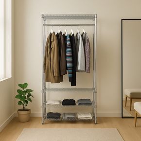 Trådreol Wirefix 46x91x180 h cm