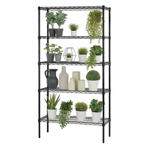 Trådreol Wirefix 46x91x200h, sort