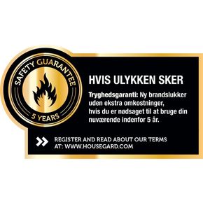 Pulverslukker Housegard 6kg rød