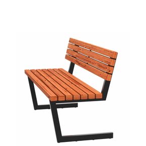 Udendørs bænk Relax, brun