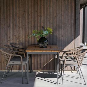 Cafebord Nox Bistro Bambus 70x125