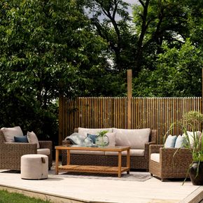 Udendørs sofa Sandkorn 2,5 pers Natur