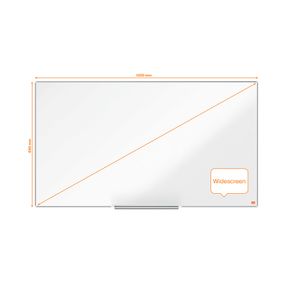 Widescreen whiteboard Nobo stål 122x69 cm