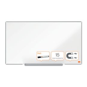 Widescreen whiteboard Nobo stål 89x50 cm