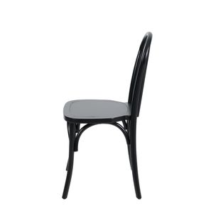 Wienerstol 3  53x51x89h cm, sort