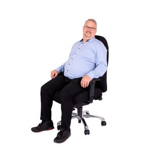 XL kontorstol G5 med stor ryg