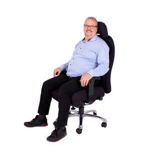 XL kontorstol G1 stor ryg nakkestøtte