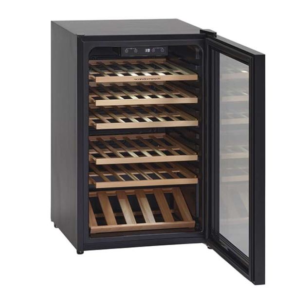 Vinkøleskab SV 45 B | 1 Zone - Op til 40 flasker | 115 L | 54x54x88h cm | Sort