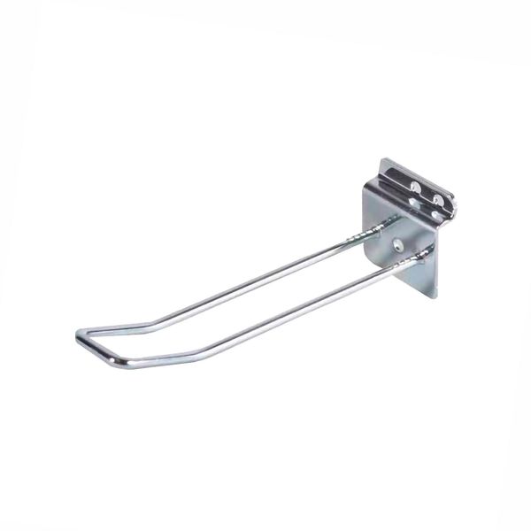 Krog dobbelt 30 cm el-zink til slatwall