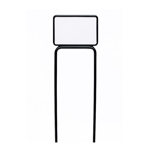 Statv med skilt til kurvevogn