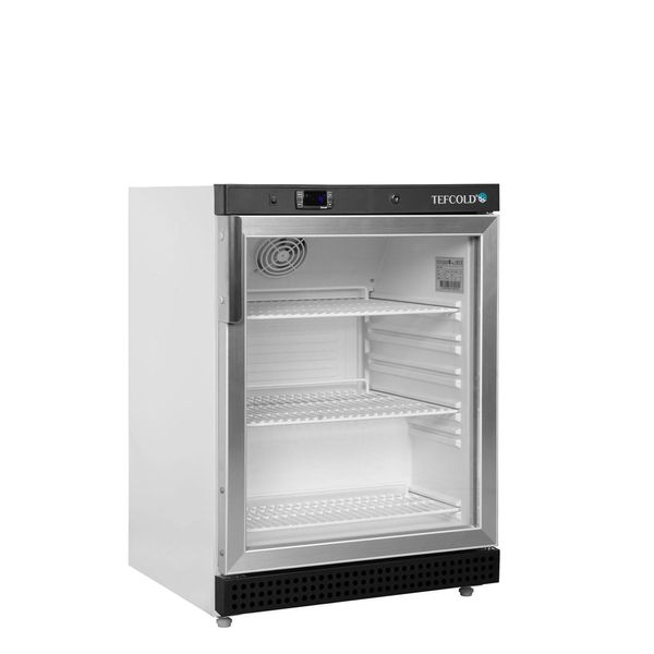 Display køleskabe Tefcold UR200G Hvid/Sort/stål