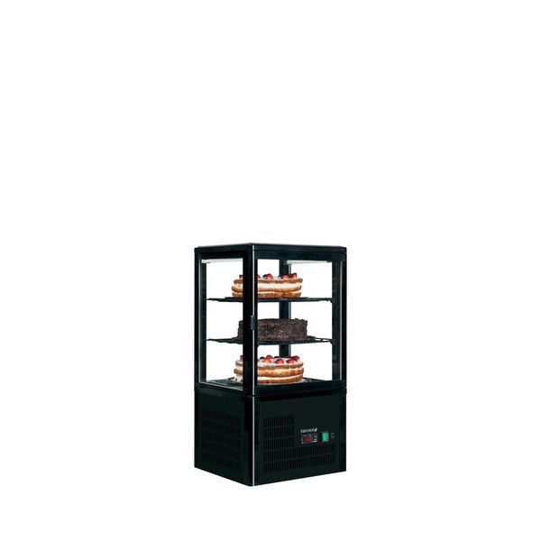 Kølemontre bordmodel Tefcold UPD60 Sort/Sort