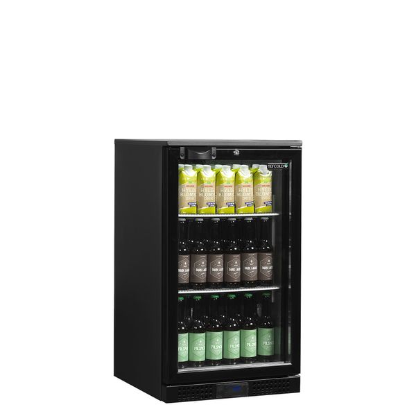 Bar køleskab Tefcold DB126H, Sort