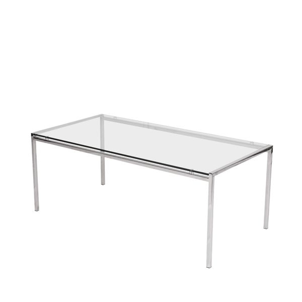Sofabord 60x120 cm i glas, Chicago