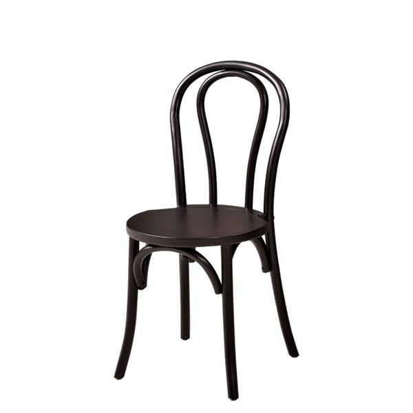 Wienerstol 1 51x44x90h cm, sort