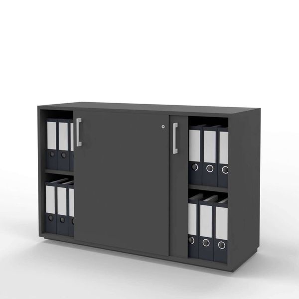 Skydedørsskab Jive med 4 rum