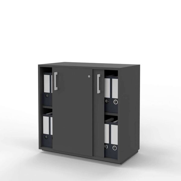 Skydedørsskab Jive med 4 rum