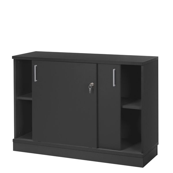 Skydedørsskab med 2x2 rum - EP Xtra