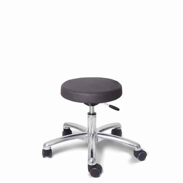 Taburet Round lav mørkegrå