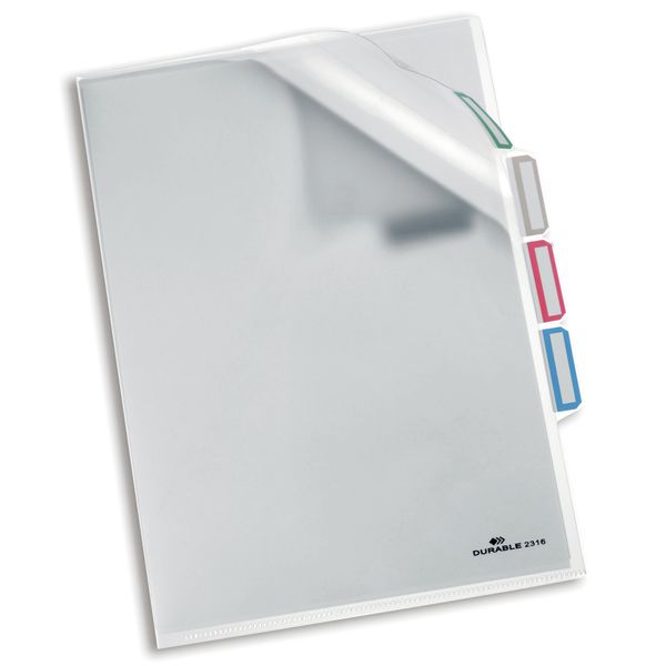 Plastomslag 3-delt A4 - 5 stk/pose