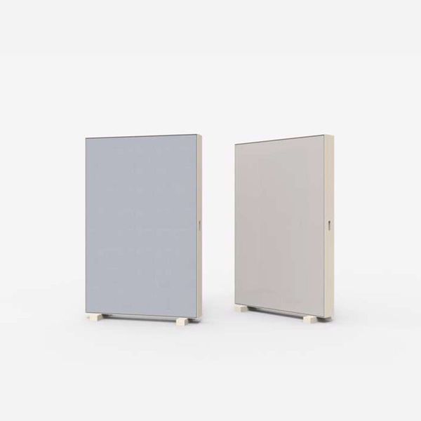 Unit glastavle med akustik, 120x186 cm