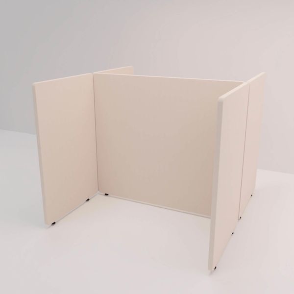 Skærmbås Nordic Light, 2 rum, 180x160 cm