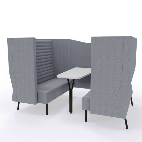 Møderum Wave høj ryg til 4 personer