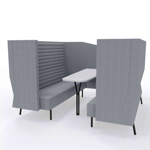 Møderum Wave høj ryg til 6 personer