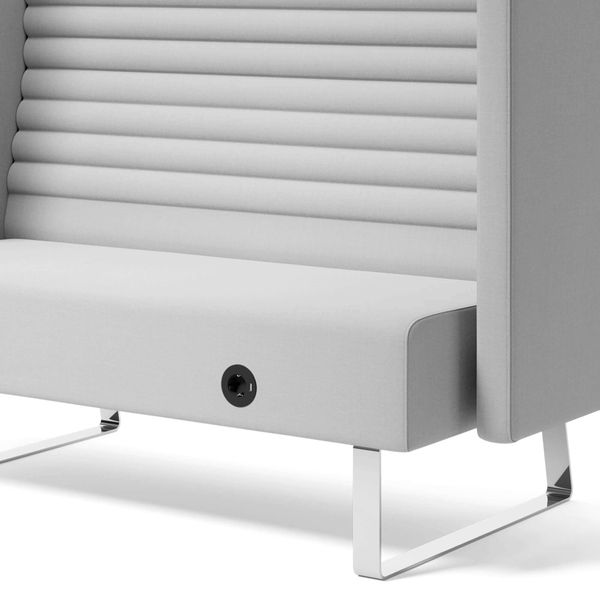 Strømudtag Wave med USB, Ø60