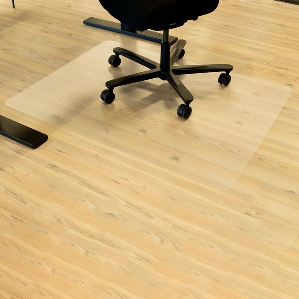 Stoleunderlag Floorlux ECO u/pigge 150x120 cm.