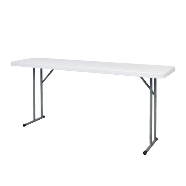 Klapbord American Smalt 45x180 cm, hvid