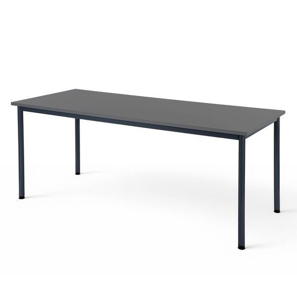 Kantinebord Oporto Base 80x180, sort stel