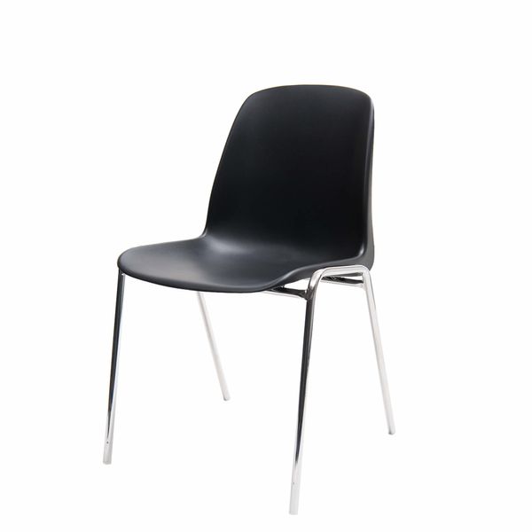 Stabelstol Oporto Xtra, blankt stel