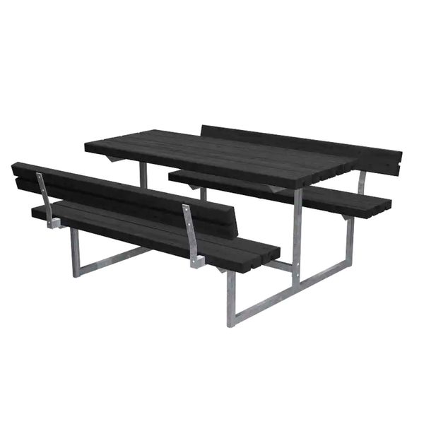 Basic Junior m/2 ryglæn 118 cm, sort