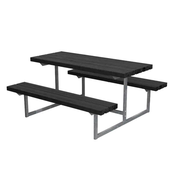 Basic Junior bord/bænkesæt 118 cm, sort