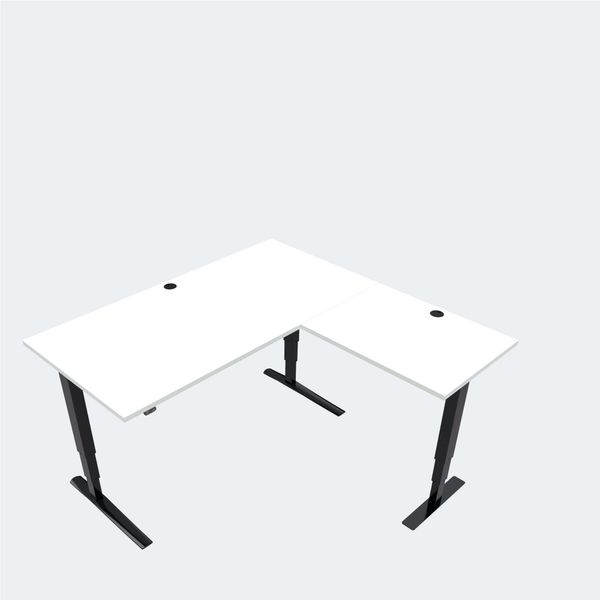 Hjørne hæve sænkebord Triform Corner 160x160