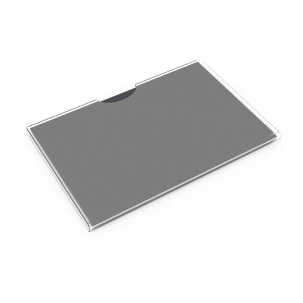 Navneskilt i plexiglas, 1 stk.