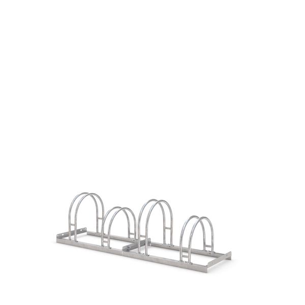 Cykelstativ med 4 bøjler