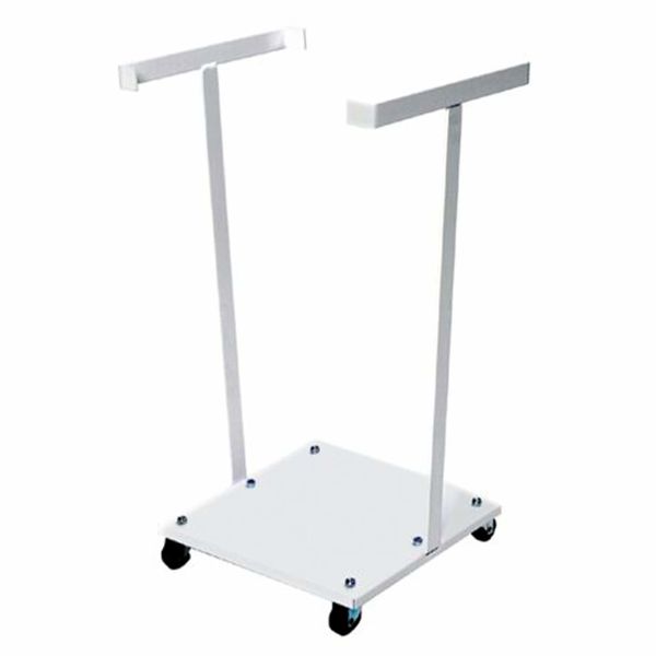 Affaldsvogn, hvid. Til 240 ltr. sække