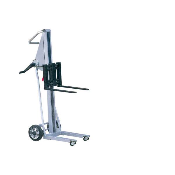 Letvægtstabler med håndsving, 120 kg