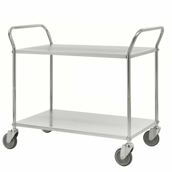 Bordvogn 2 hylder 45x107x94 cm, galv.