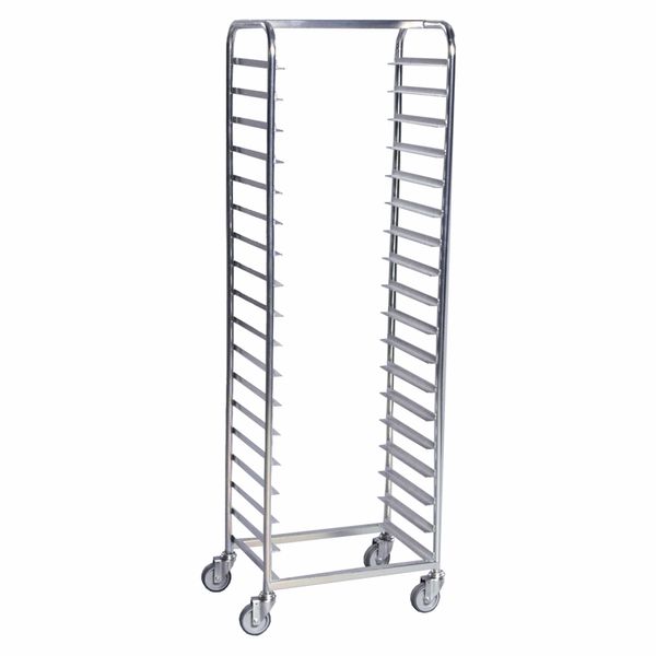 Bakkevogn for 18 bakker. 